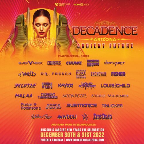 Decadence Arizona 2022 Releases Its Phase 03 Line-Up With An Nye Opening Sequence Featuring Subtronics