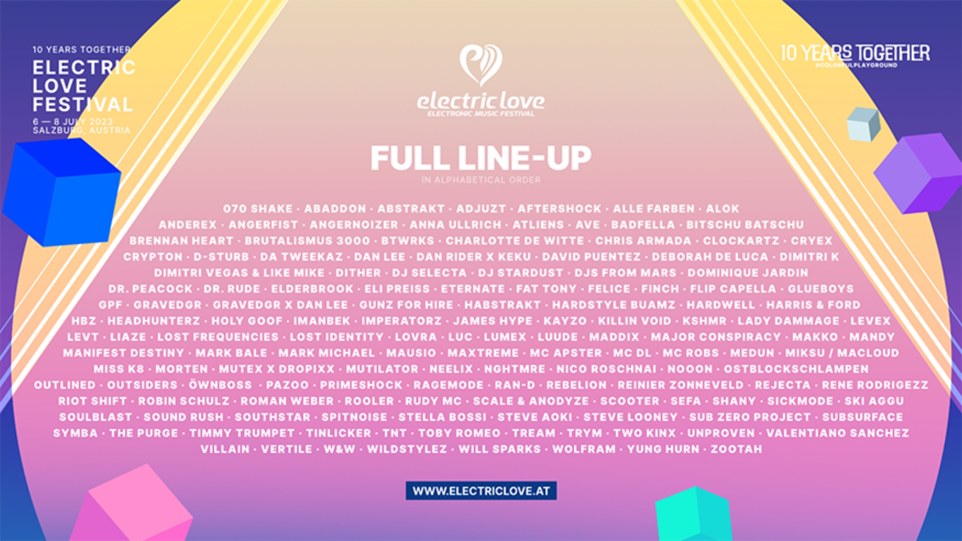 Electric Love Festival 2023: A Mesmerizing Musical Journey In Austria'S Heartland