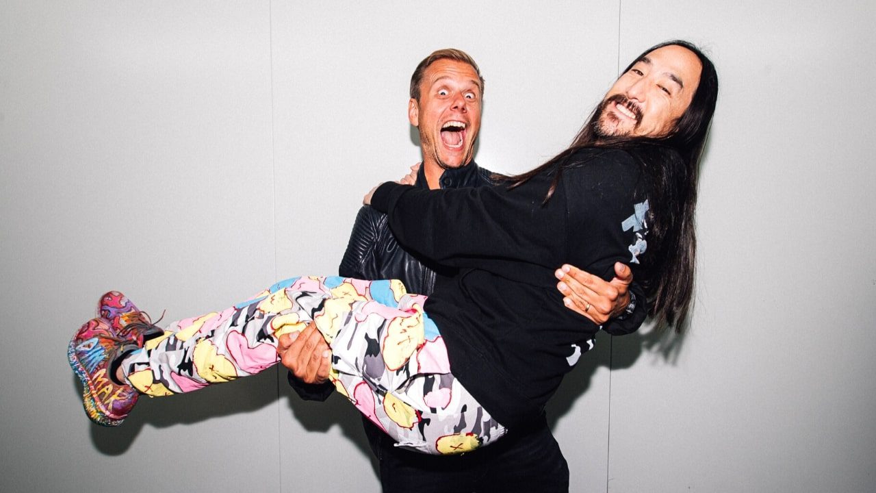 Armin Van Buuren & Steve Aoki Release First Original Collab 'Music Means Love Forever'