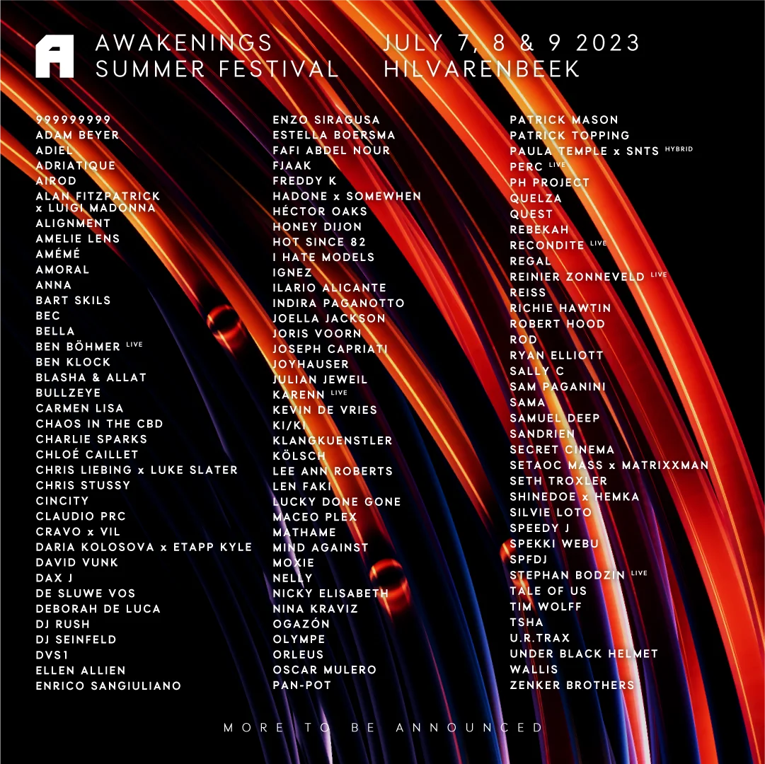 Awakenings Summer Festival Returns With Their 3-Day Weekender 2023 Edition